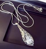Meyfflin Long Necklace Crystal Women Necklace
