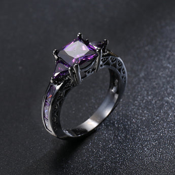 Class Hollow Jewelry Princess Engagement Rings