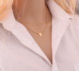 2018 New Women Fashion Gold Color Necklace