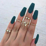 Fashion Lightning Waves ring