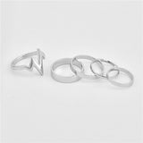 Fashion Lightning Waves ring